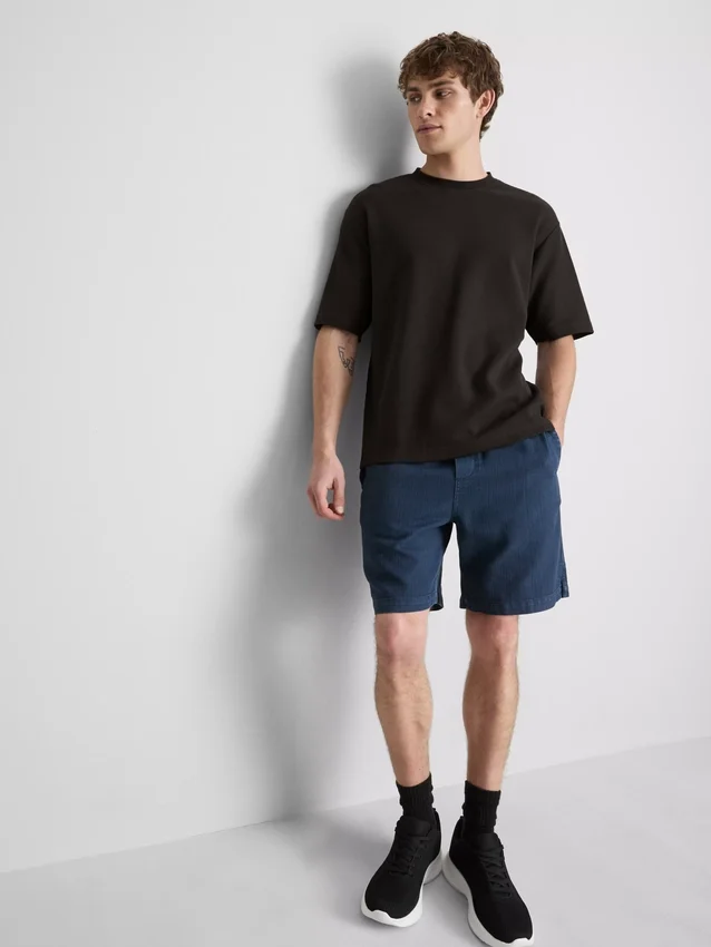 T-shirt quadrada com textura