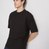 T-shirt quadrada com textura
