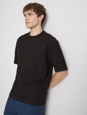 T-shirt quadrada com textura