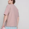 T-shirt quadrada com textura