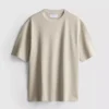 T-shirt quadrada com textura