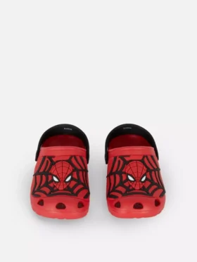 Tamancos com tira traseira do Homem-Aranha da Marvel