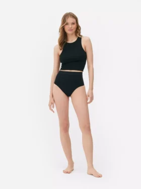 Tanga de cintas modeladoras sem costuras de cintura alta