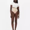 Tanga de cintas modeladoras sem costuras de cintura alta