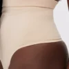 Tanga de cintas modeladoras sem costuras de cintura alta
