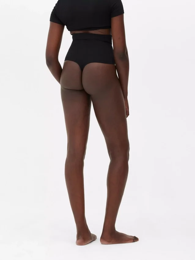 Tanga de cintas modeladoras sem costuras de cintura alta