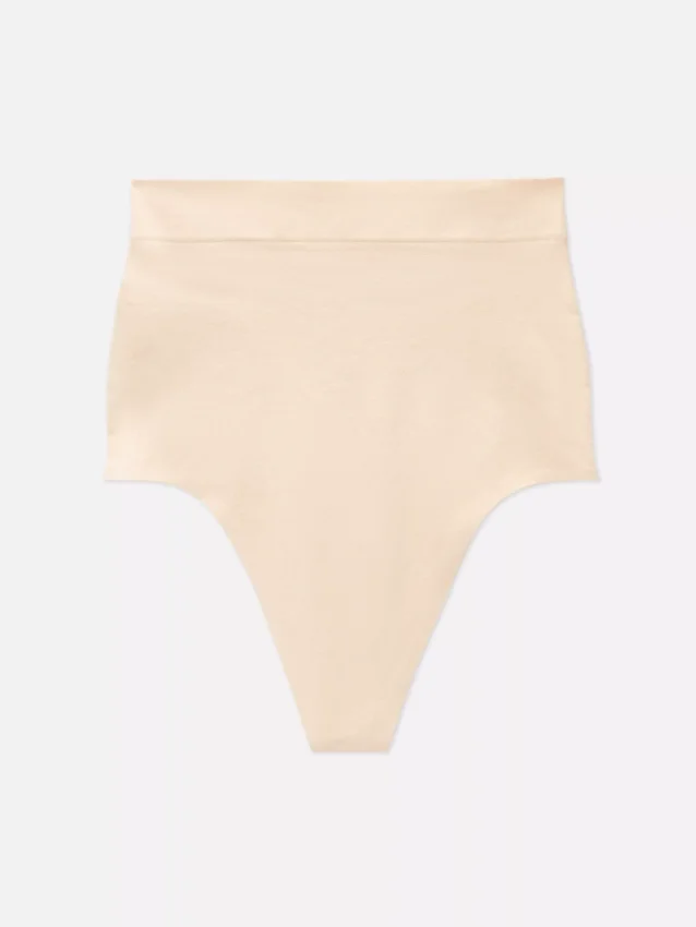 Tanga de cintas modeladoras sem costuras de cintura alta