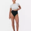 Tanga modeladora sem costuras de cintura alta