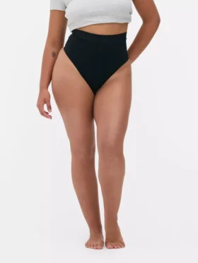 Tanga modeladora sem costuras de cintura alta