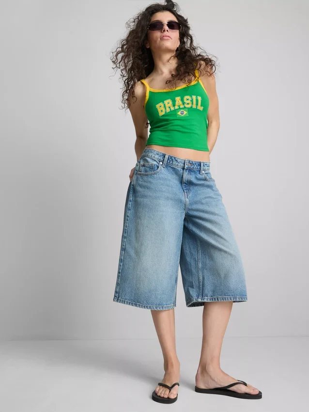 The Primark Scene | Camisola curta «Brazil»