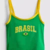 The Primark Scene | Camisola curta «Brazil»