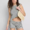 The Primark Scene | Camisola sem mangas com riscas assimétricas