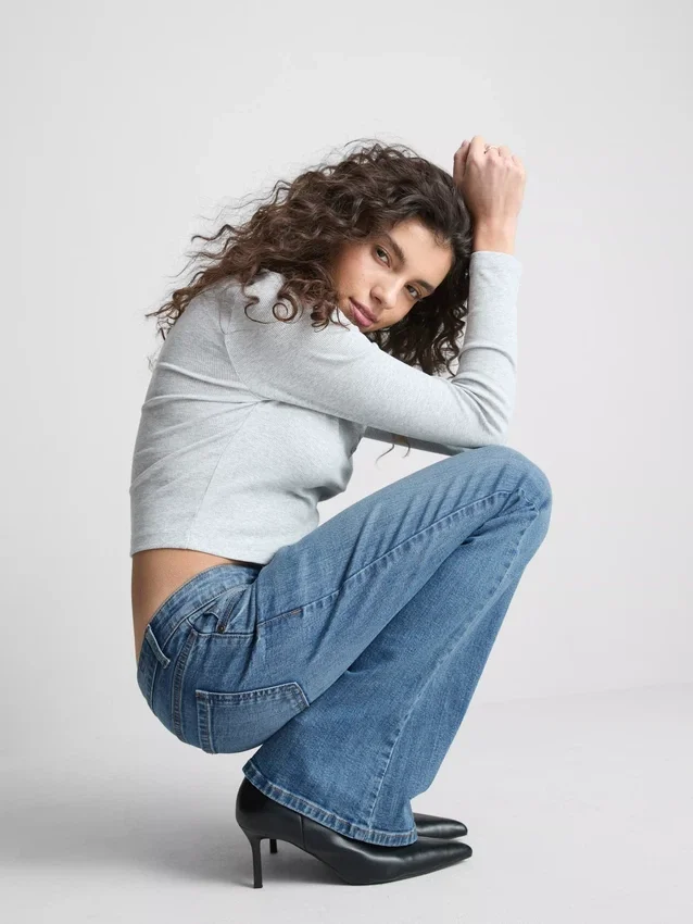 The Primark Scene | Jeans de ganga largos de cintura baixa