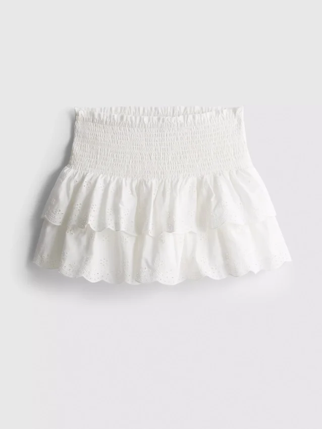 The Primark Scene | Mini-saia de algodão com folhos