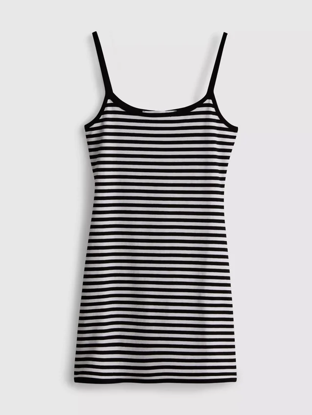 The Primark Scene | Mini-vestido com alças e acabamentos contrastantes