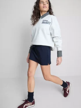The Primark Scene | Saia-calça em linha A com elevado teor de algodão