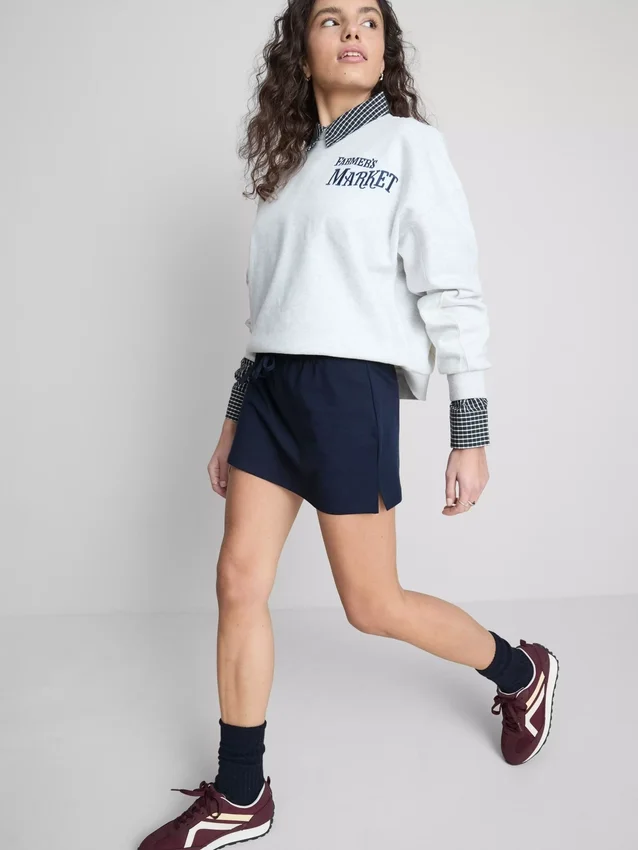 The Primark Scene | Saia-calça em linha A com elevado teor de algodão