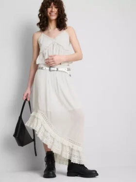 The Primark Scene | Saia maxi assimétrica com bordado