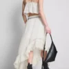 The Primark Scene | Saia maxi assimétrica com bordado