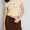 The Primark Scene | Saia midi em mistura de algodão