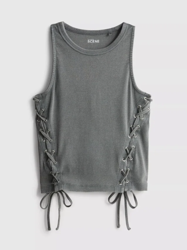 The Primark Scene | T-shirt curta com detalhe de laço