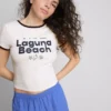 The Primark Scene | T-shirt curta «Laguna Beach Baby»