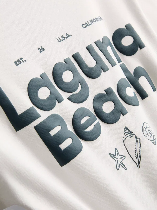 The Primark Scene | T-shirt curta «Laguna Beach Baby»