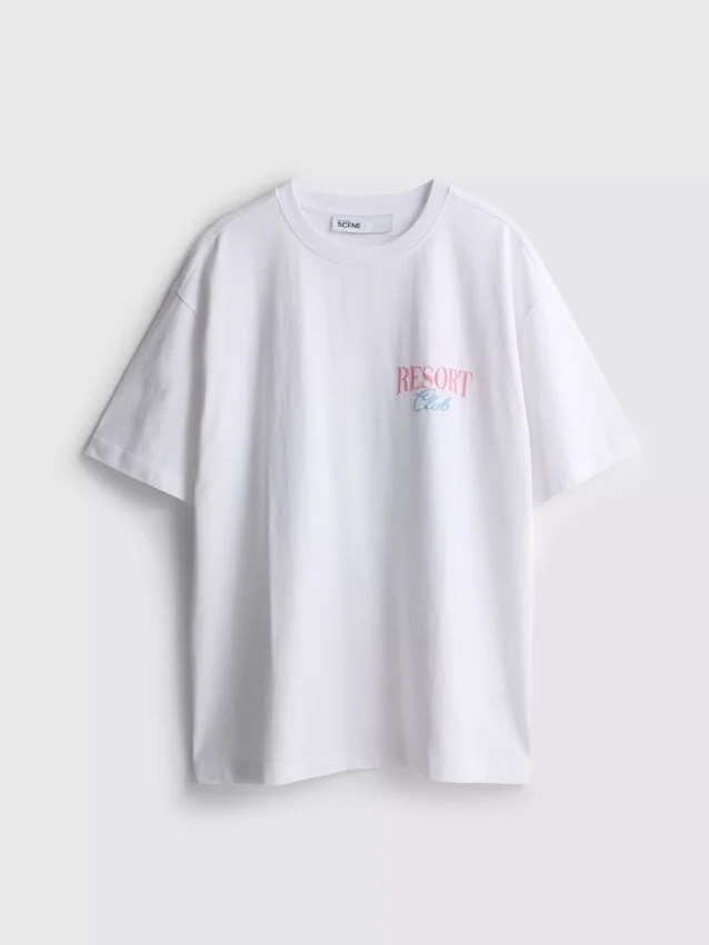 The Primark Scene | T-shirt oversized de algodão estilo resort