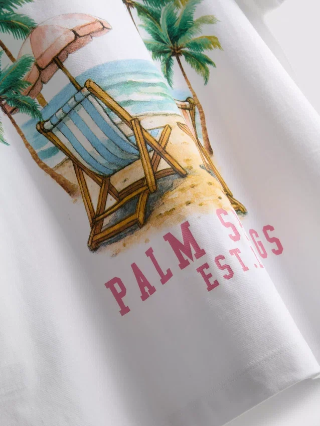 The Primark Scene | T-shirt oversized de algodão estilo resort