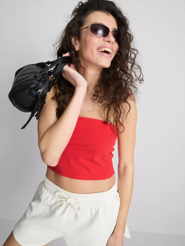 The Primark Scene | Top bandeau em jersey rico em algodão