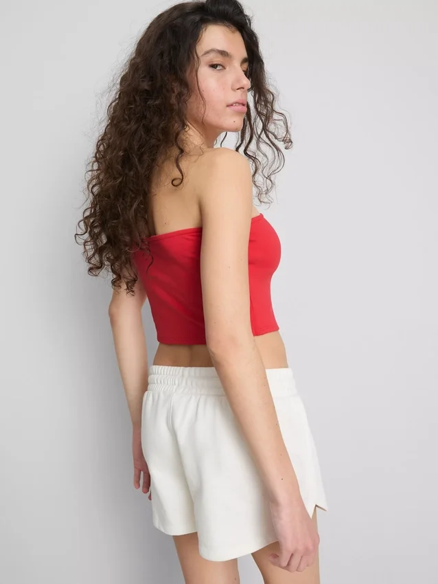 The Primark Scene | Top bandeau em jersey rico em algodão