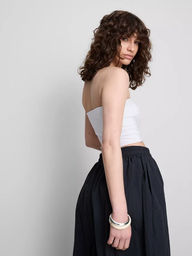 The Primark Scene | Top bandeau em jersey rico em algodão