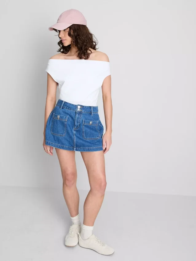The Primark Scene | Top com ombros à mostra, rico em algodão