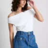 The Primark Scene | Top com ombros à mostra, rico em algodão