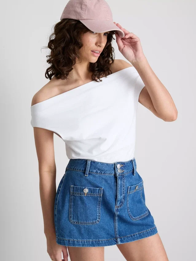 The Primark Scene | Top com ombros à mostra, rico em algodão