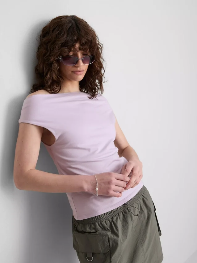 The Primark Scene | Top com ombros à mostra, rico em algodão