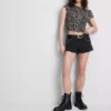 The Primark Scene | Top curto transparente com ombros à mostra