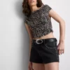 The Primark Scene | Top curto transparente com ombros à mostra