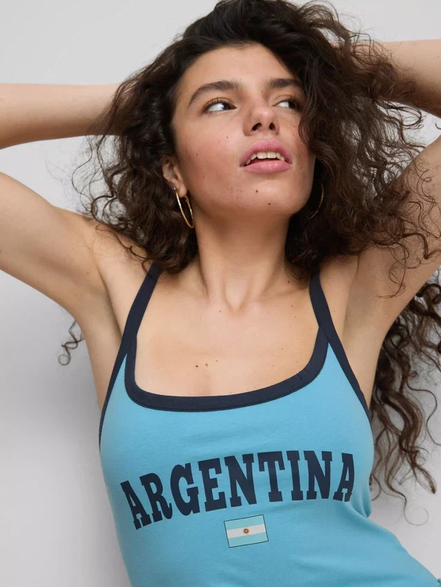 The Primark Scene | Top de alças «Argentina» com alto teor de algodão