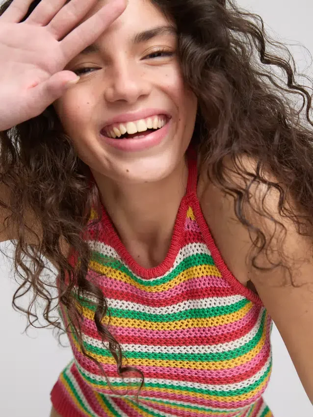 The Primark Scene | Top de malha com decote halter