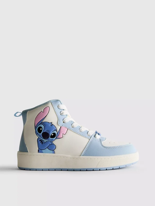Ténis de cano alto do Stitch da Disney
