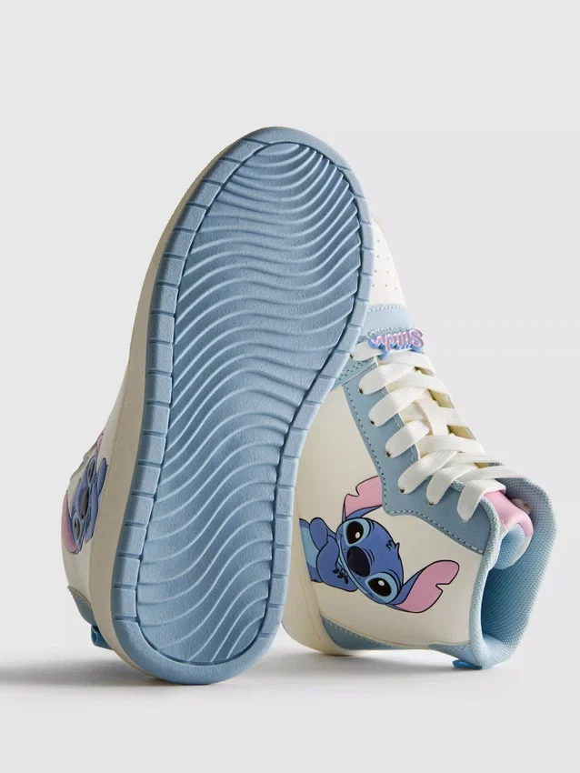 Ténis de cano alto do Stitch da Disney