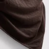Top bandeau com bainha em forma de lenço