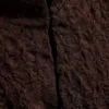 Top com gola alta texturada