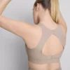 Top curto de desporto com recortes em tecido BodySculpt