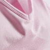 Top curto desportivo sem costuras com costas cruzadas