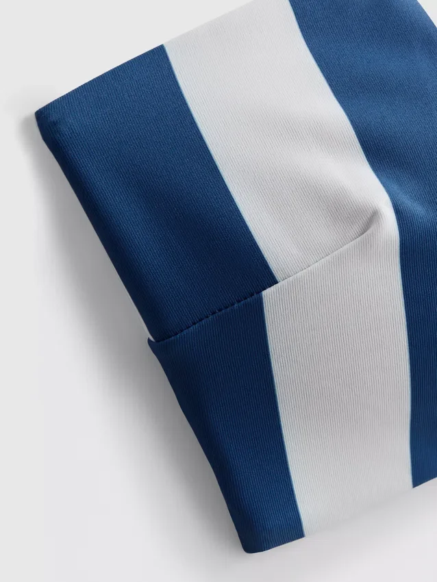 Top de biquíni bandeau estampado