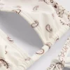 Top de biquíni com decote halter e estampado de bandana