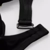 Top de biquíni decotado com detalhes florais
