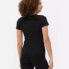Top de desempenho sem costuras, de manga curta